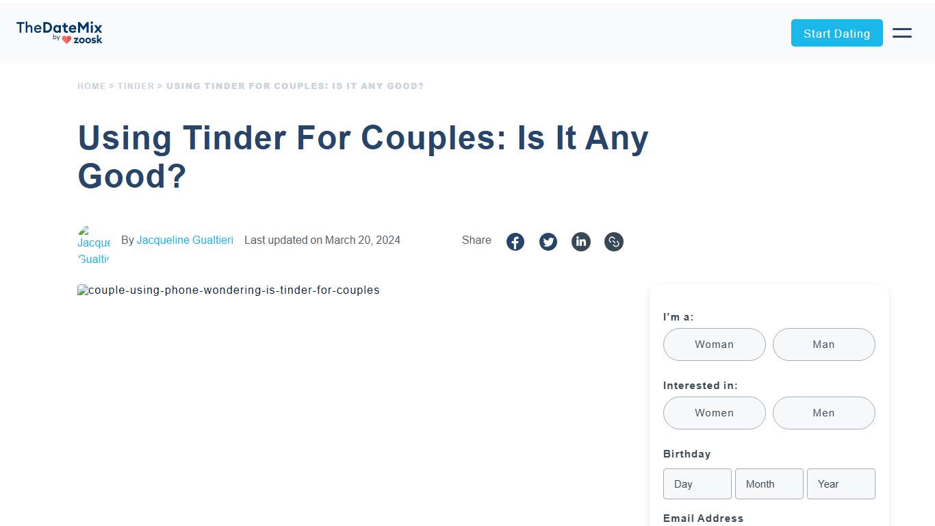 Tinder For Couples: Is It Good And Are There Any Alternatives?